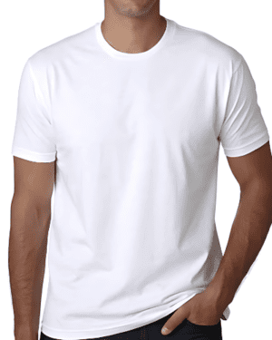 Franela Blanca Hombre Diseño