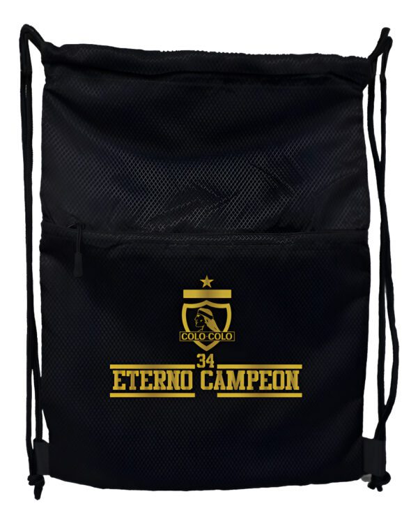 Bolso Tipo Morral Con Cierre Colo Colo 34 - Estampaking