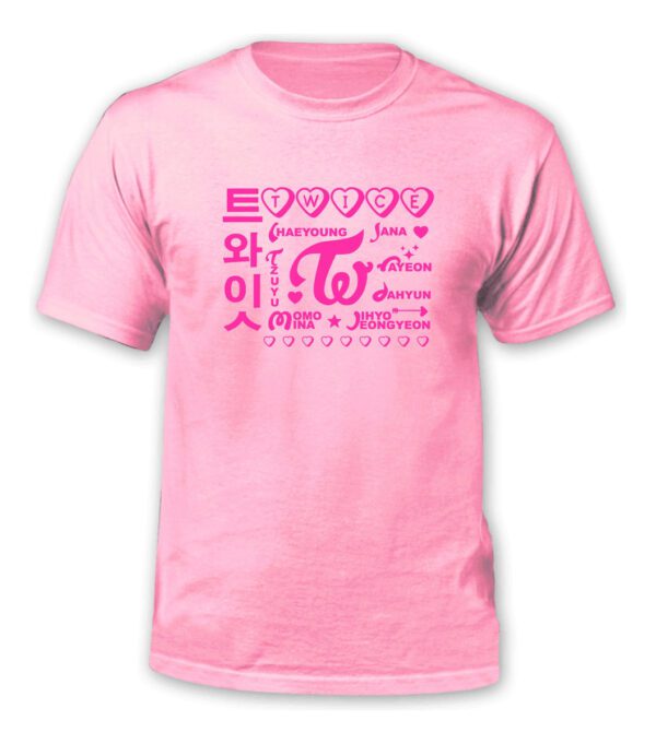 Polera Twice - K-pop - Musica - Lovely - Tzuyu - Estampaking