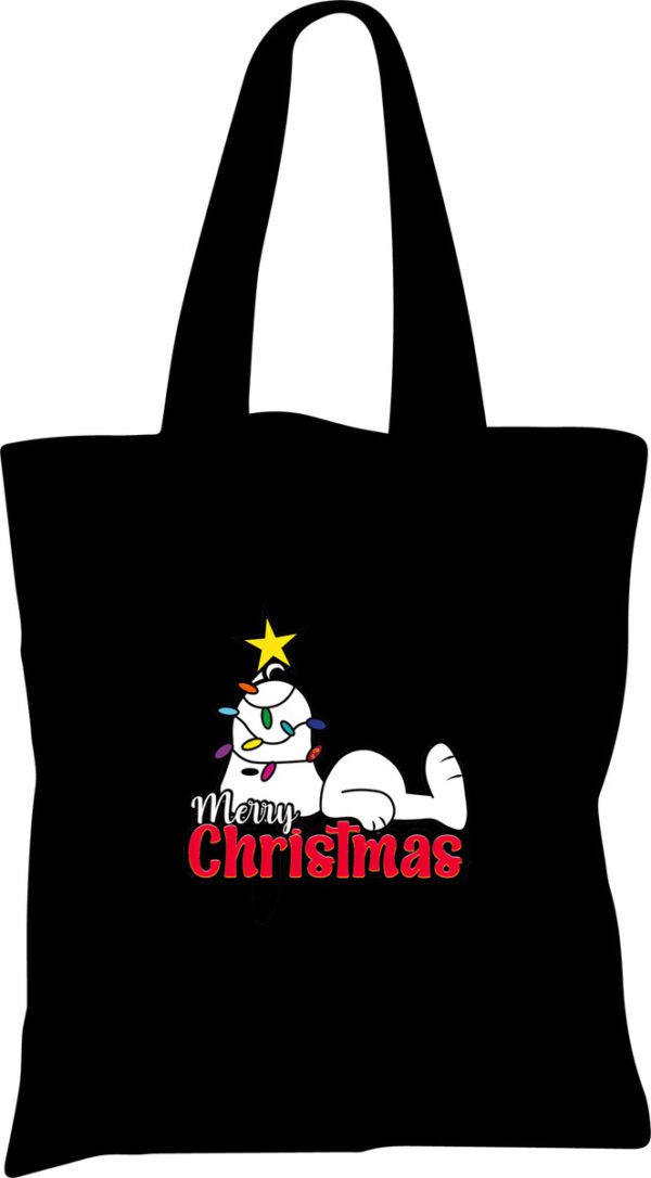 Tote Bag Bolsa Snoopy Feliz Navidad - Estampaking - Imagen 2