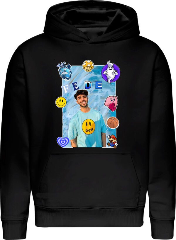 Poleron Fede Vigevani - Edicon 2 - Youtuber Drew - Justin - Estampaking - Imagen 5