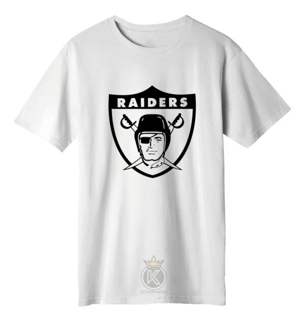 Polera Nfl - Raiders - Asaltantes De Las Vegas - Estampaking - Imagen 3