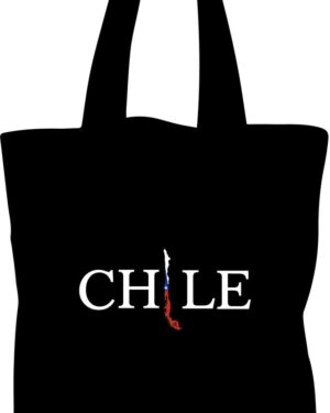 Tote Bag Bolsa Chile - Mapa - Chilito - Estampaking