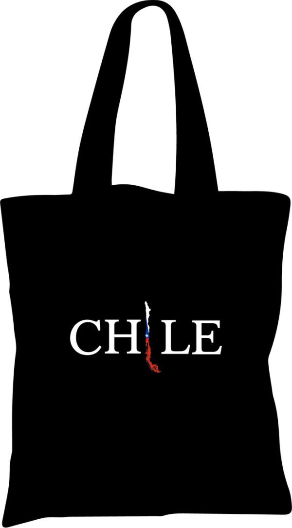 Tote Bag Bolsa Chile - Mapa - Chilito - Estampaking