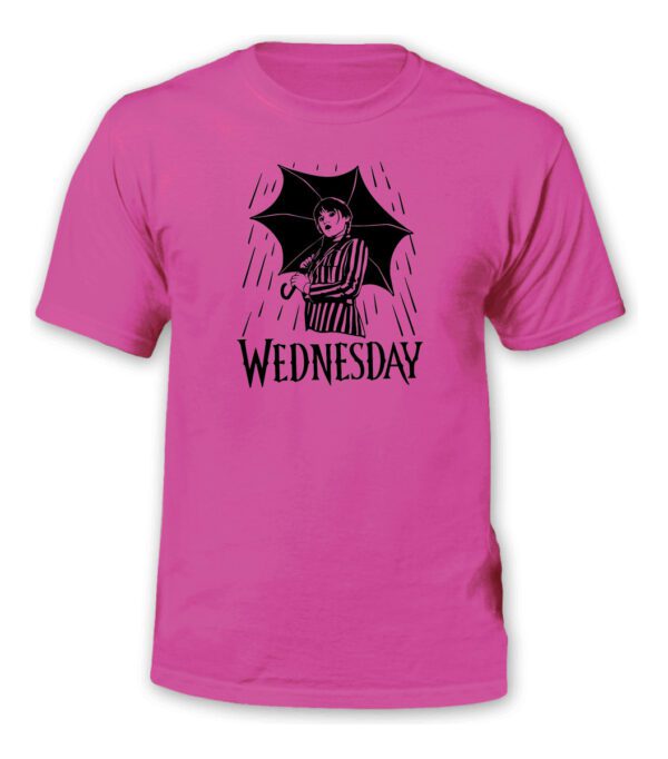 Polera Merlina - Wednesday - Bajo La Lluvia - Estampaking - Imagen 11