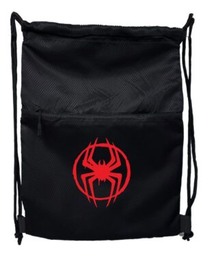 Bolso Tipo Morral Con Cierre Spiderman - Araña - Estampaking