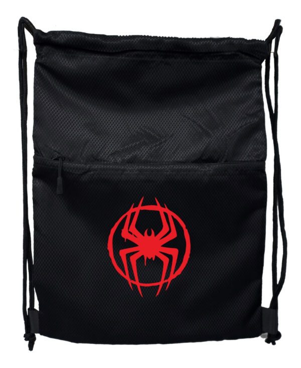 Bolso Tipo Morral Con Cierre Spiderman - Araña - Estampaking