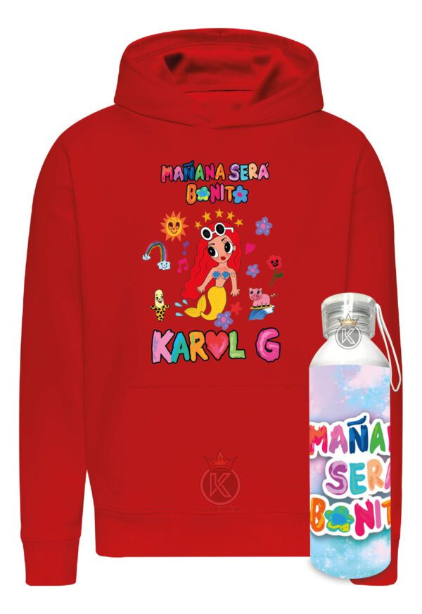 Poleron Karol G B + Botella En Aluminio . - Estampaking - Imagen 19
