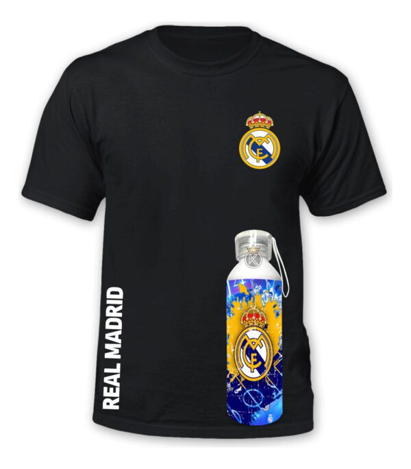 Polera Real Madrid + Botella - Campeon - Edici - Estampaking