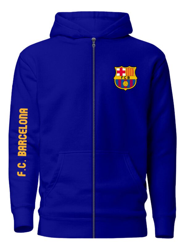 Poleron Con Cierre Futbol Club Barcelona - Fc Barca - Futbol Profesional - Estampaking - Imagen 8