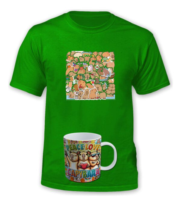 Polera Capibara + Tazon/mug - Carpincho - Estampaking - Imagen 19