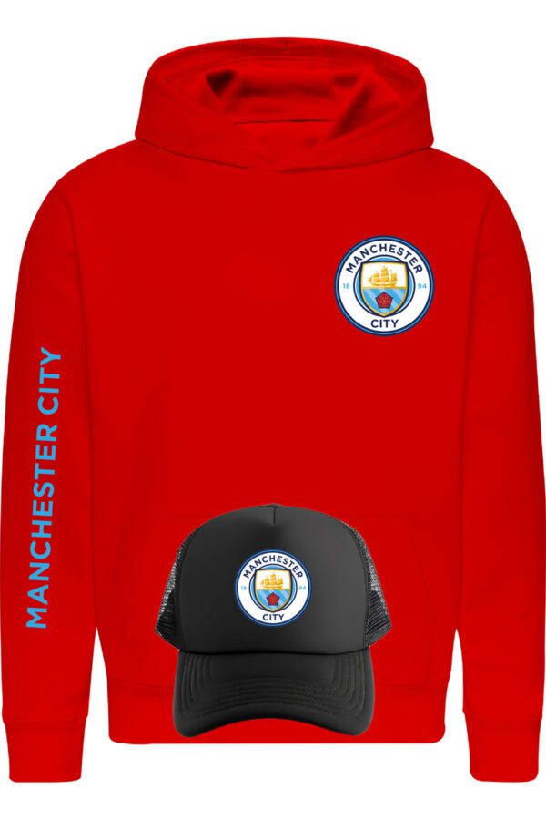 Poleron Manchester City Football Club + Gorro Jockey - Club De Fútbol - Estampaking - Imagen 22