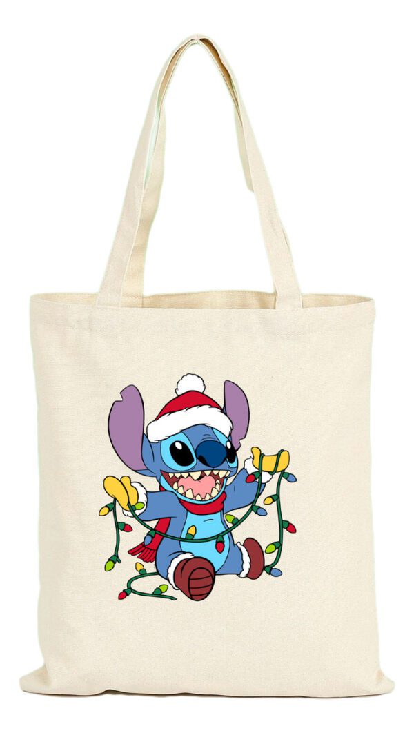 Tote Bag Bolsa Stitch Navidad 2 - Estampaking