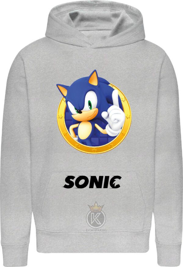 Poleron Sonic - Erizo - Videojuegos - Serie - Comics - Dibujos Animados - Niños Adultos - Estampaking - Imagen 9