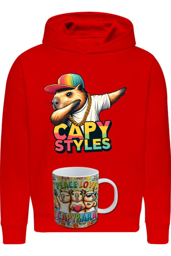 Poleron Capibara + Tazon - Capy Style - Carpincho Honestidad Sinceridad - Estampaking - Imagen 22