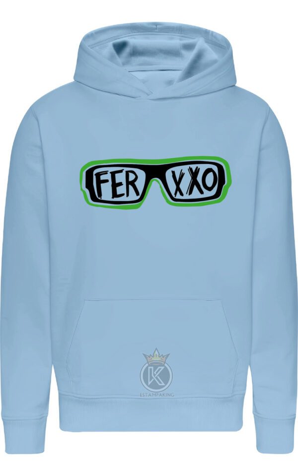 Poleron Fercho - Ferxxo - Feid - Cantante Colombiano - Color Verde - Si Tu Supieras - Estampaking - Imagen 13