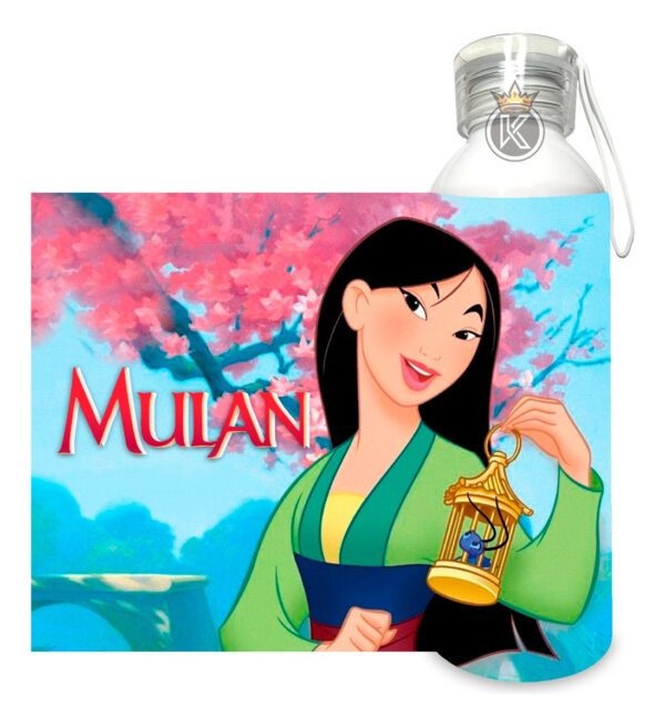 Tote Bag Mulan C + Botella En Aluminio 750ml - Estampaking - Imagen 2
