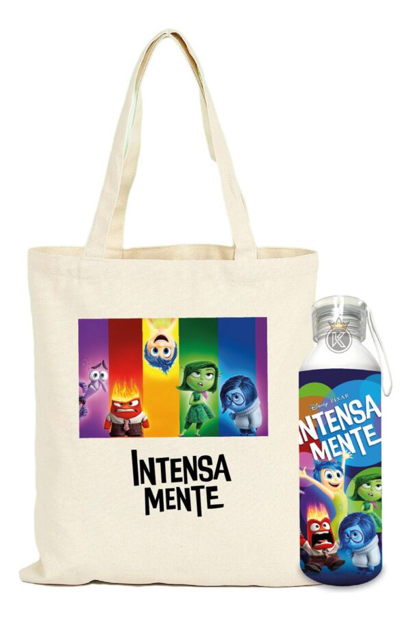 Tote Bag Intensamente C + Botella En Aluminio - Estampaking