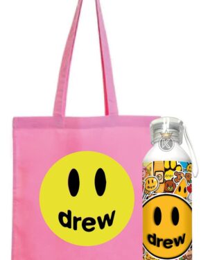 Tote Bag Drew R + Botella En Aluminio 750ml - Estampaking