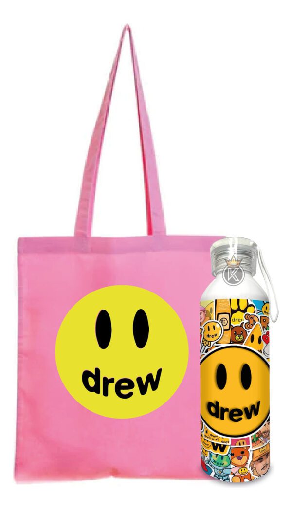Tote Bag Drew R + Botella En Aluminio 750ml - Estampaking