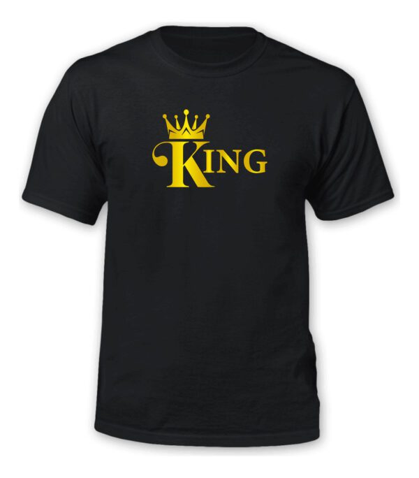 Polera Pareja Queen Kingg - Rey Reina - Amor - Estampaking - Imagen 3