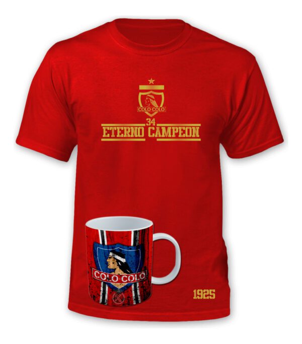 Polera Colo Colo + Tazon - Futbol - Estampaking - Imagen 19