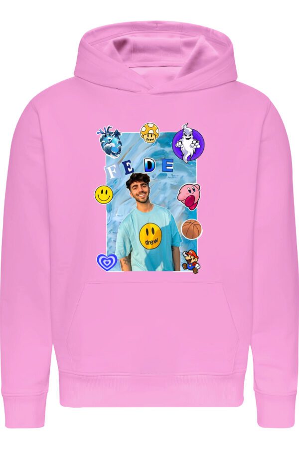 Poleron Fede Vigevani - Edicon 2 - Youtuber Drew - Justin - Estampaking - Imagen 3