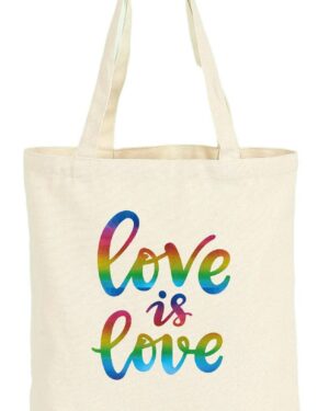Tote Bag Bolsa Amor Es Amor - Lgbt C - Estampaking