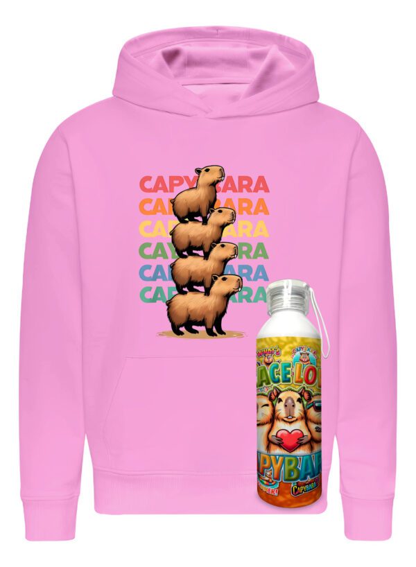 Poleron Capibara + Botella En Aluminio 750ml - = Edición 2 Carpincho Honestidad Sinceridad - Estampaking - Imagen 26