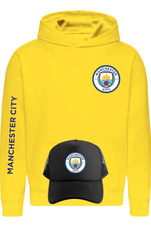 Poleron Manchester City Football Club + Gorro Jockey - Club De Fútbol - Estampaking - Imagen 19