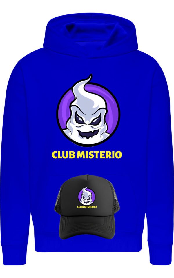 Poleron Club Misterio + Gorro Jockey - Fede - Youtuber 2 - Influencer - Edicion Morado - Estampaking - Imagen 13