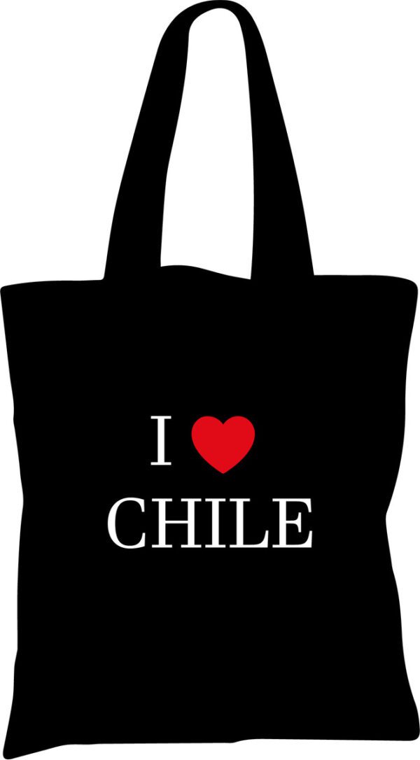 Tote Bag Bolsa I Love Chile - Amor Chilito - Estampaking - Imagen 3
