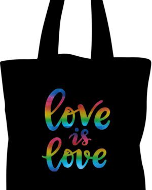 Tote Bag Bolsa Amor Es Amor - Lgbt N - Estampaking