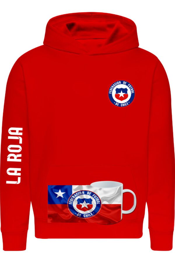 Poleron Selección De Fútbol De Chile - La Roja - Estampaking - Imagen 22