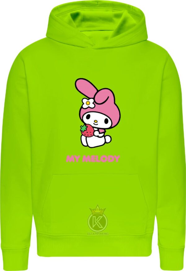 Poleron My Melody - Sanrio - Hello Kitty - Coneja Blanca- Serie - Infantil - Japonesa - Estampaking - Imagen 15