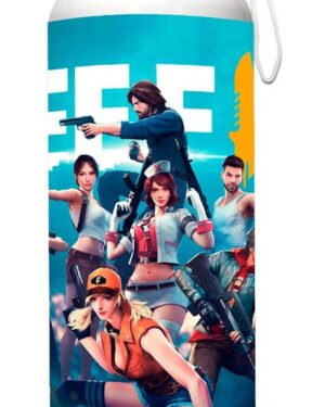 Botella De Aluminio 750ml Free Fire - Juego - Estampaking