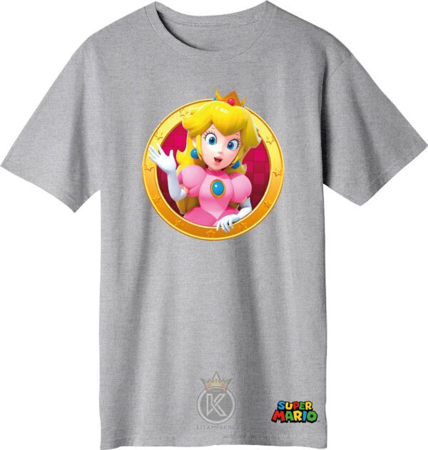 Polera Princesa Peach + Botella En Aluminio - Estampaking - Imagen 10