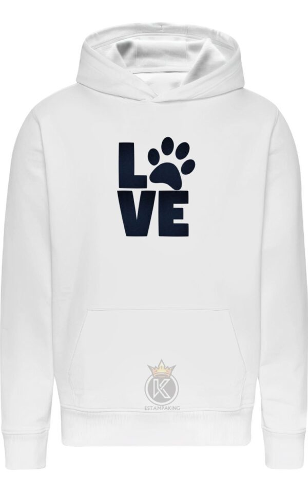 Poleron Love Perruno - Amor - Perrito - Animal - Estampaking - Imagen 5