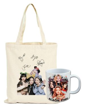 Tote Bag Bolsa Blackpink + Tazon - K-pop - Estampaking