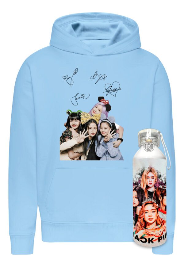 Poleron Blackpink + Botella En Aluminio 750ml - Grupo Surcoreano - Musica - Isoo, Jennie, Rosé Y Lisa - Estampaking - Imagen 19