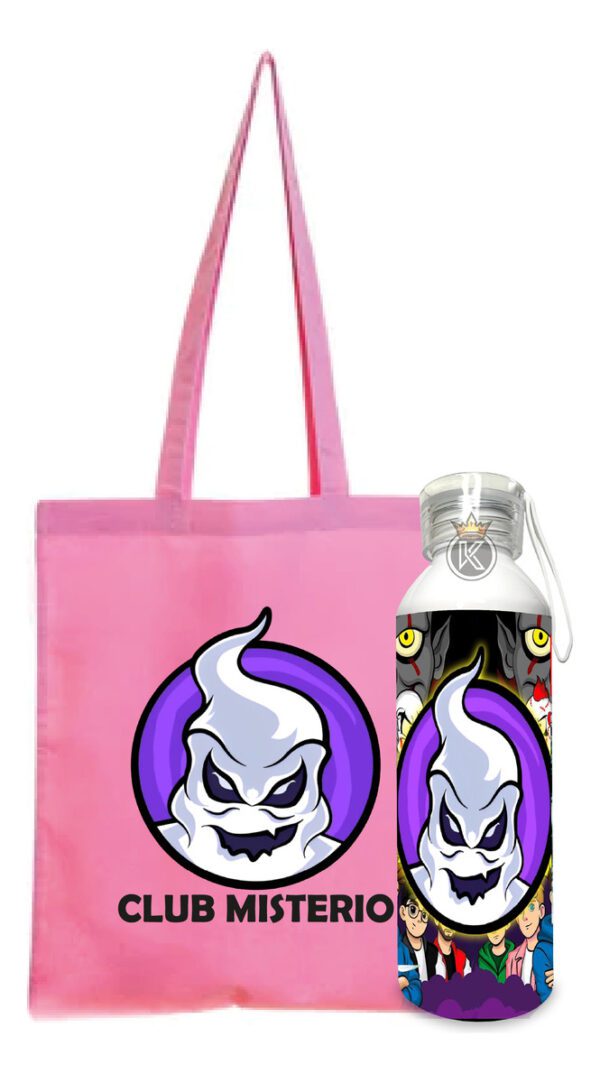 Tote Bag Bolsa Club Misterio + Botella Alumini - Estampaking - Imagen 5