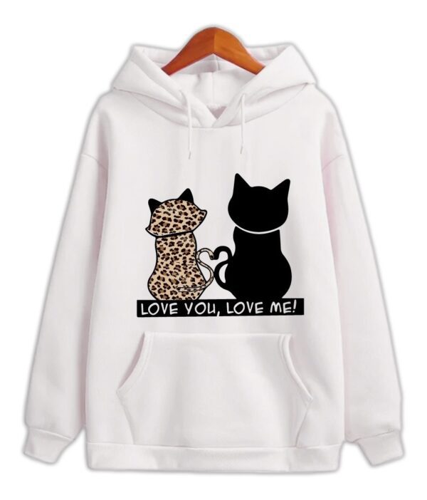 Polerón Gatitos - Love - Pareja De Gatos - Estampaking - Imagen 3