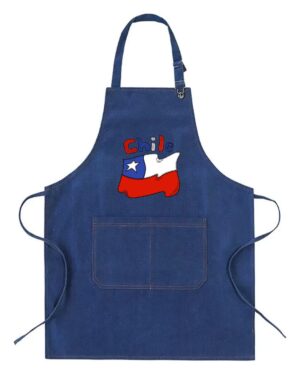 Pechera Delantal Parrillera Fiestas Chile 18 - Estampaking