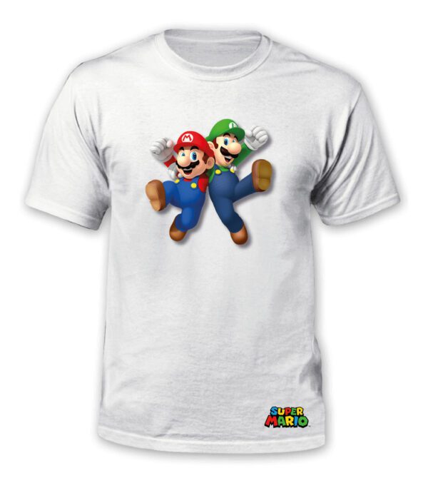 Polera Mario Bros Y Luigui - Ninteno - Pelicula - Estampakin - Imagen 5