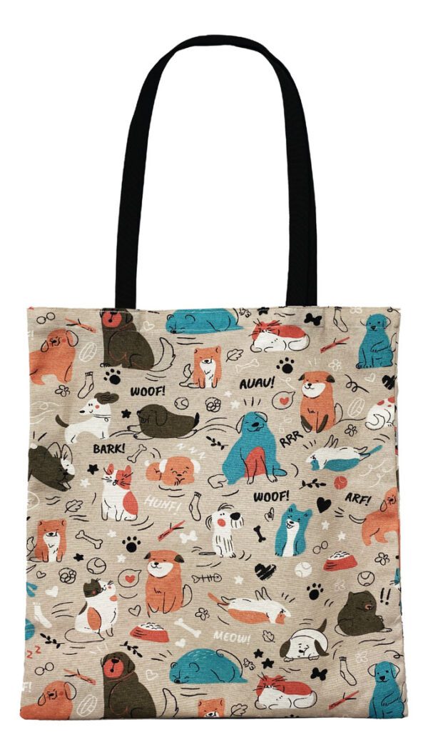 Tote Bag Bolsa Mascotas - Gatitos - Perritos - Estampaking