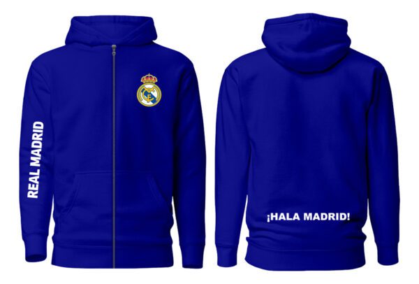Poleron Con Cierre Real Madrid - Hala Madrid - Futbol Profesional - Estampaking - Imagen 7