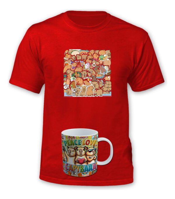 Polera Capibara + Tazon/mug - Carpincho - Estampaking - Imagen 28