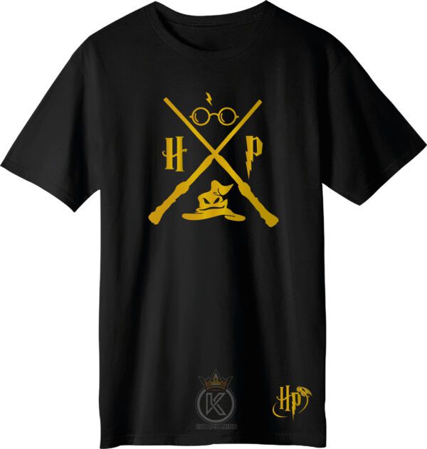 Polera Harry Potter - Serie - Dorado - Estampaking