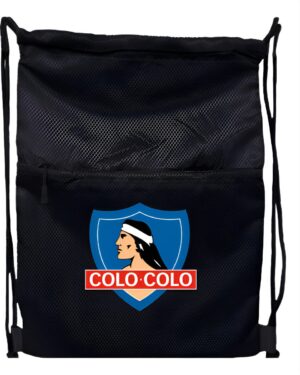 Bolso Tipo Morral Con Cierre Colo Colo - Futbo - Estampaking