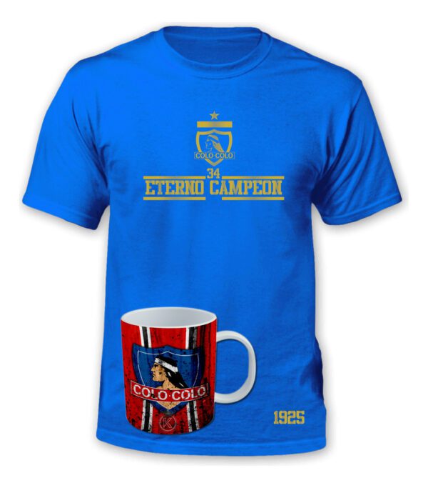Polera Colo Colo + Tazon - Futbol - Estampaking - Imagen 25